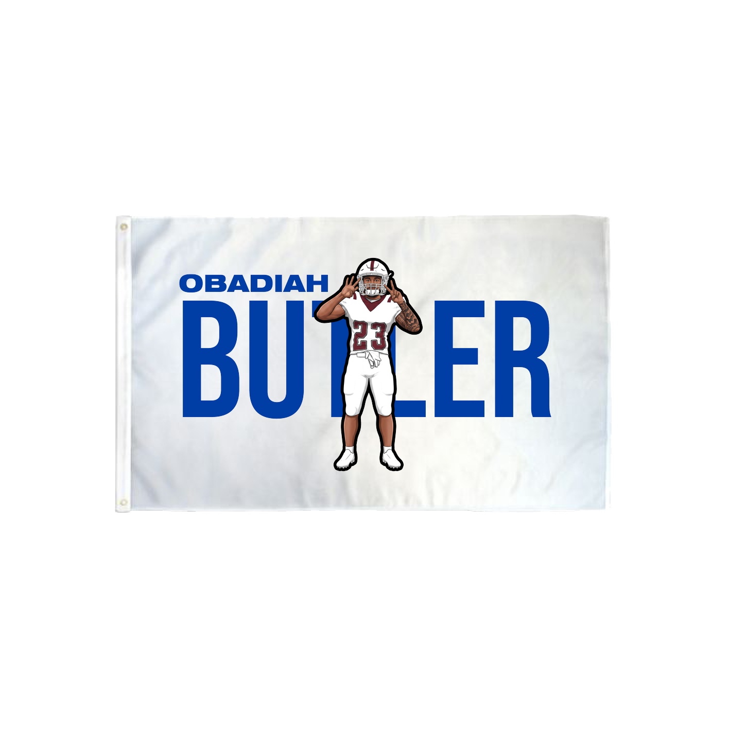 3x5 Flag — Player Name in Classic