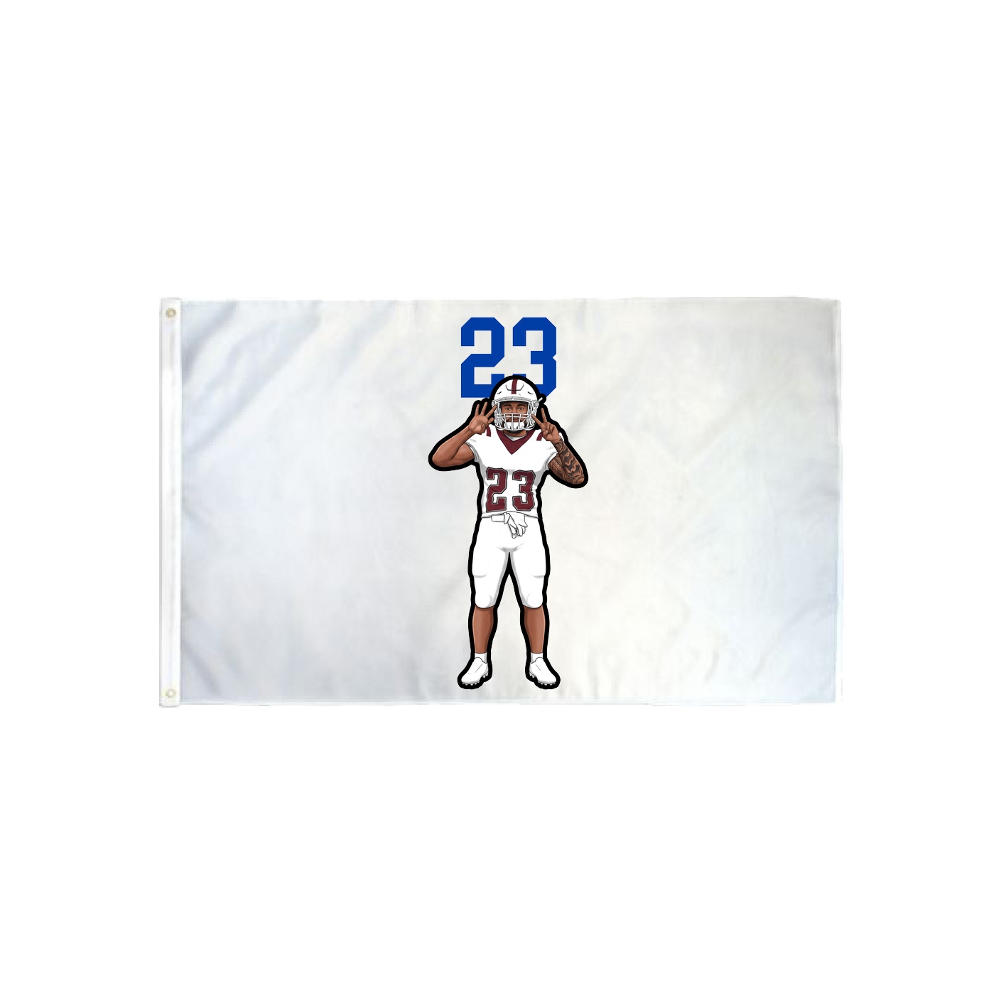 3x5 Flag — Number Top in Classic