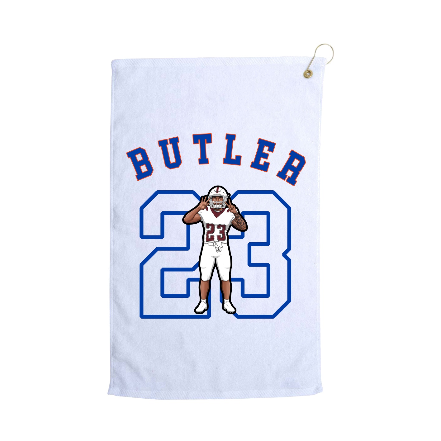 Golf Towel — Shirsey Arch in White