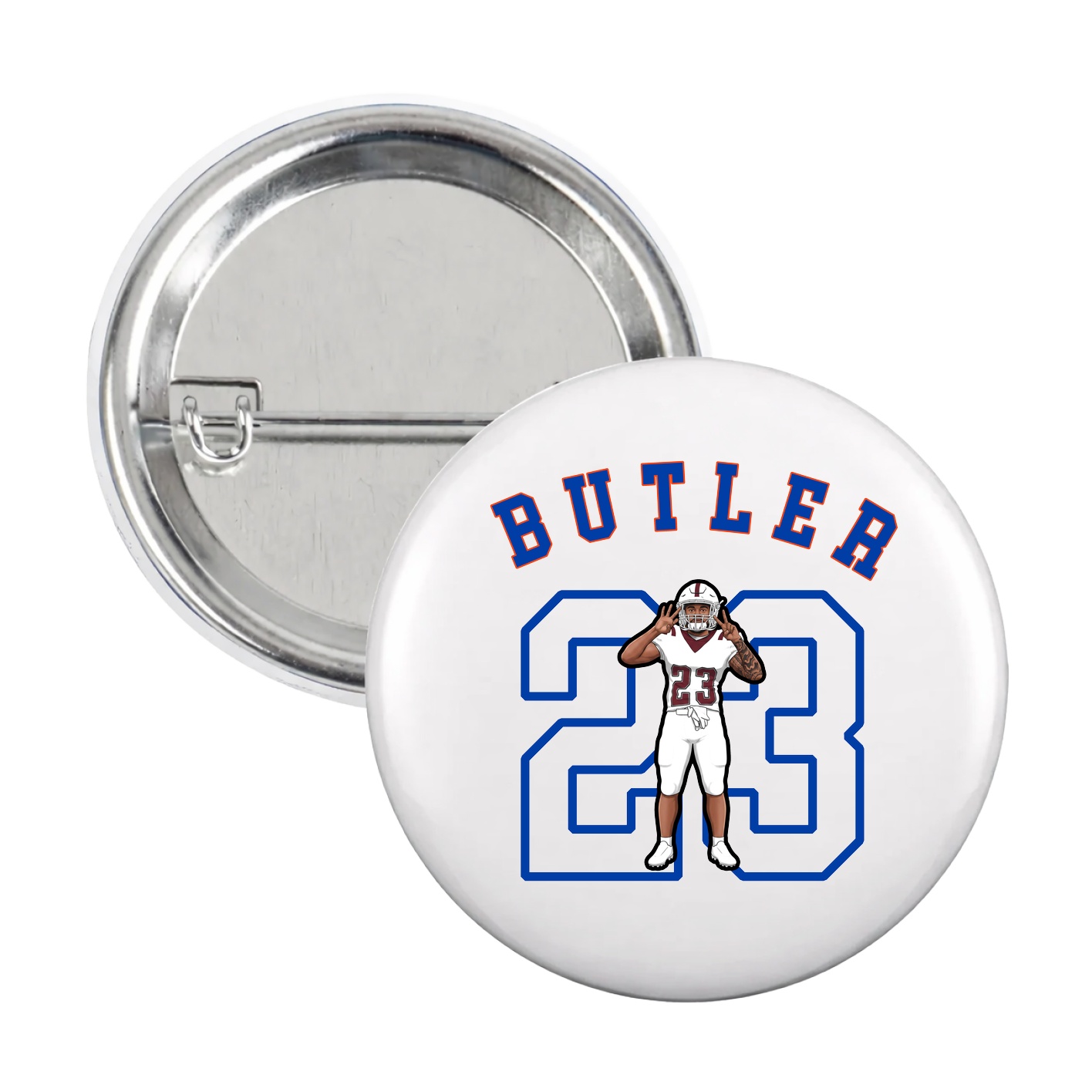 Game Day Button — Shirsey Arch in White