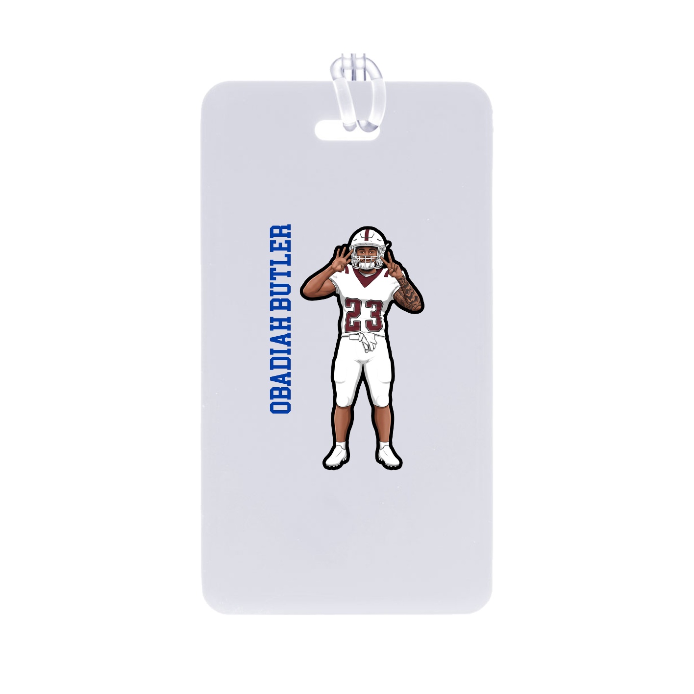 Bag Tag — Name Vertical in Classic