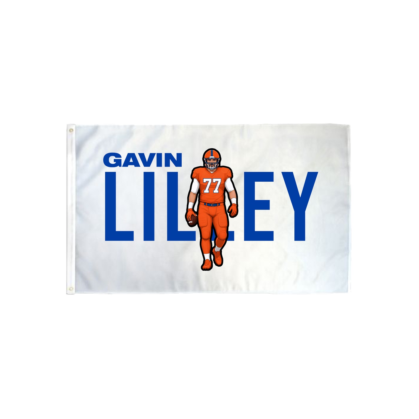 3x5 Flag — Player Name in Classic