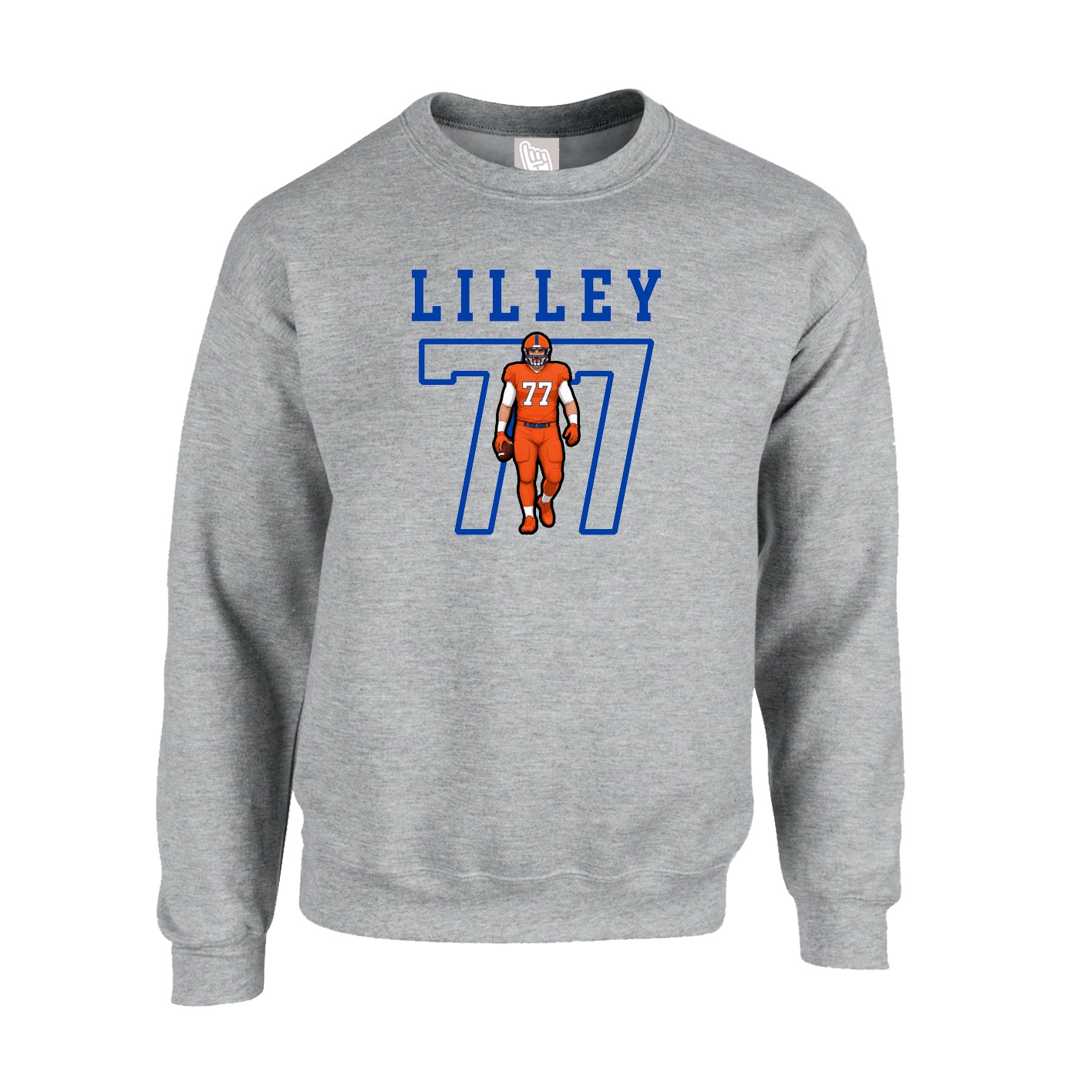 Fleece Crew — Shirsey in Grey