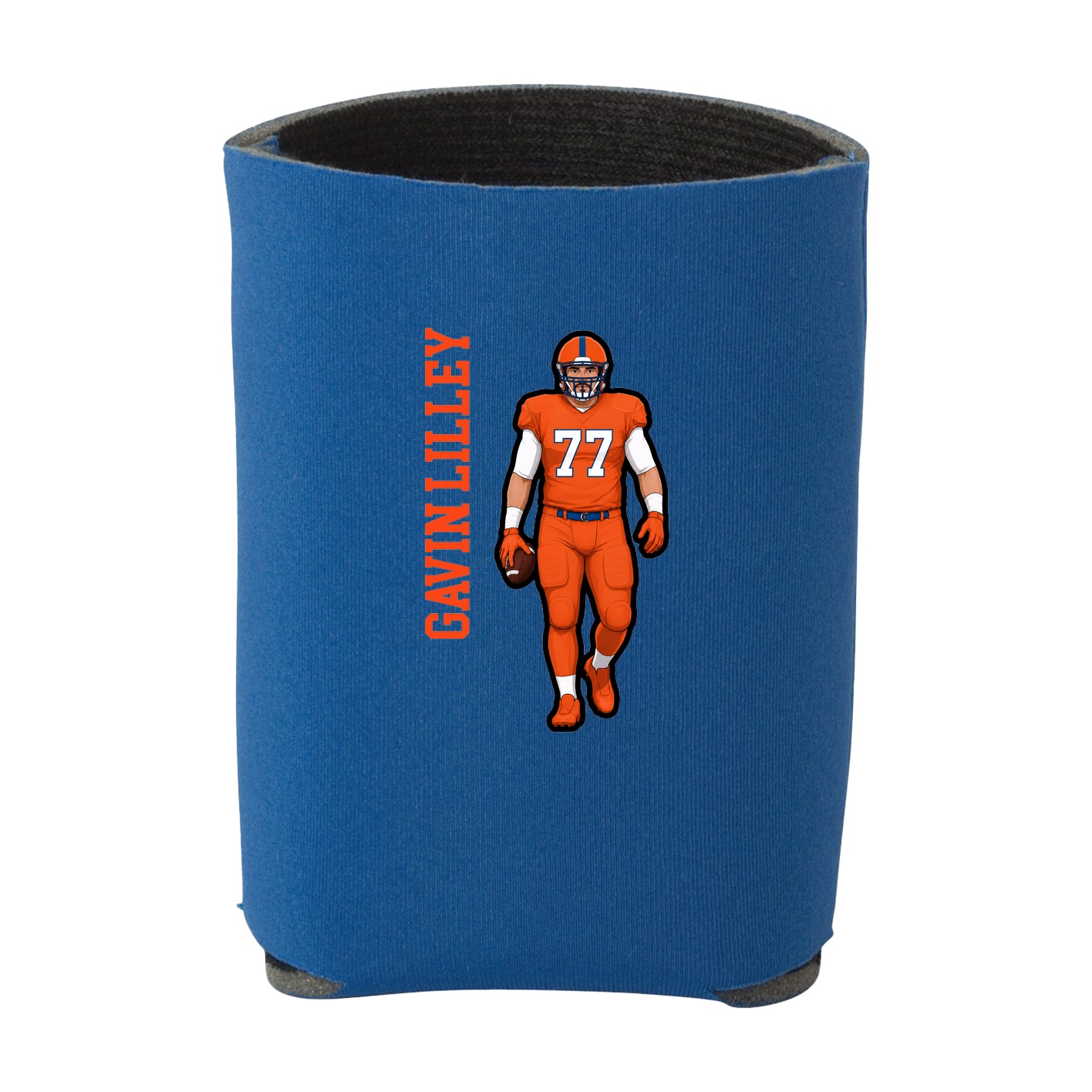 Can Holder — Name Vertical in Royal