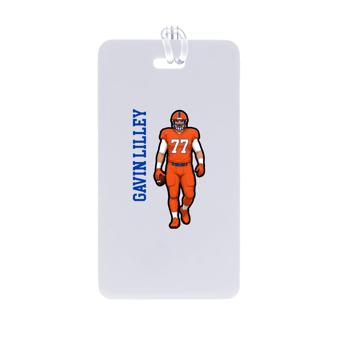 Bag Tag — Name Vertical in Classic