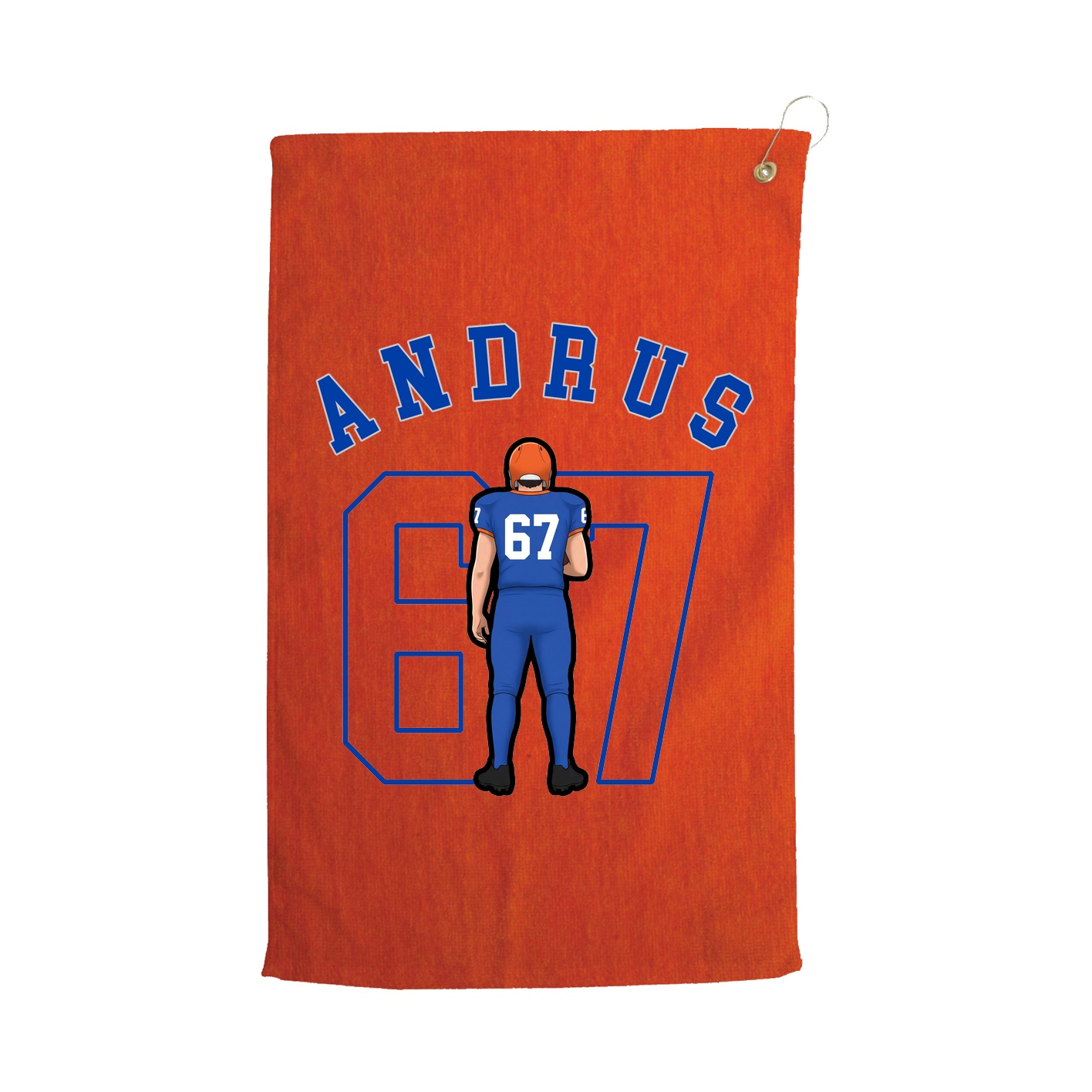 Golf Towel — Shirsey Arch in Orange