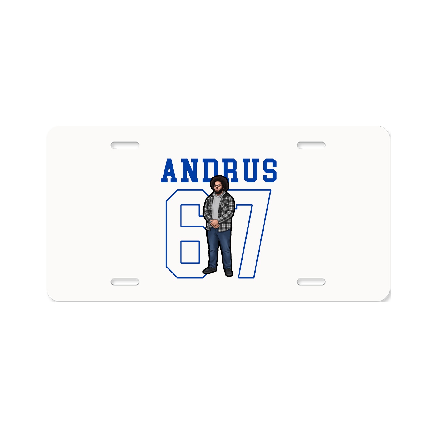 License Plate — Shirsey in Classic