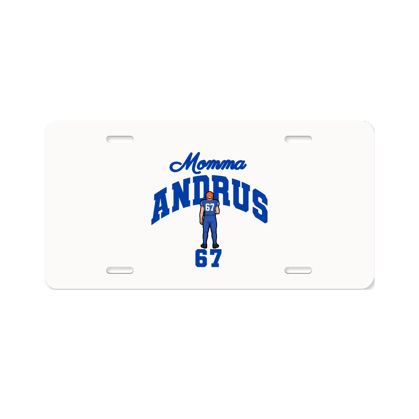 License Plate — Mothers Day Arch in Classic