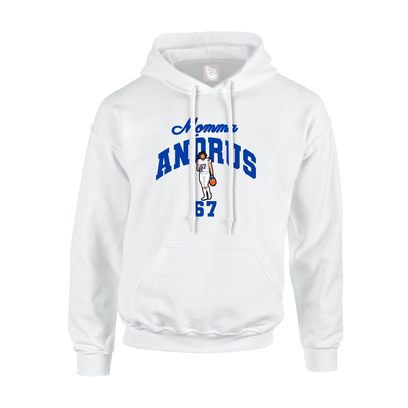 Youth Hoodie — Mothers Day Arch in White