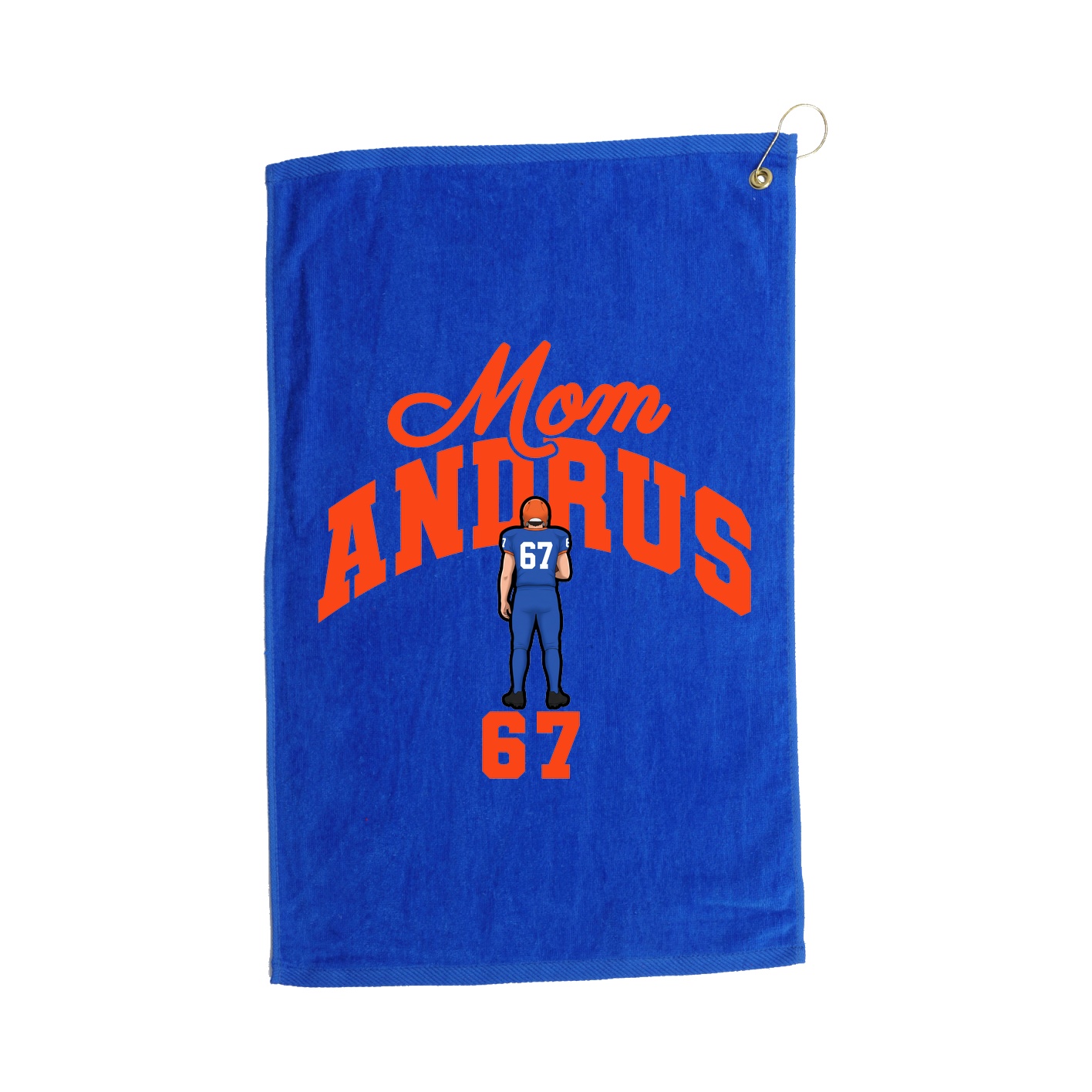 Golf Towel — Mothers Day Arch in Royal