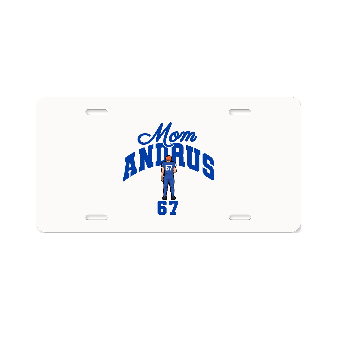 License Plate — Mothers Day Arch in Classic