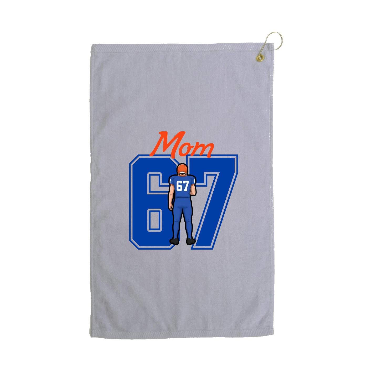 Golf Towel — Mothers Day Shirsey in Grey