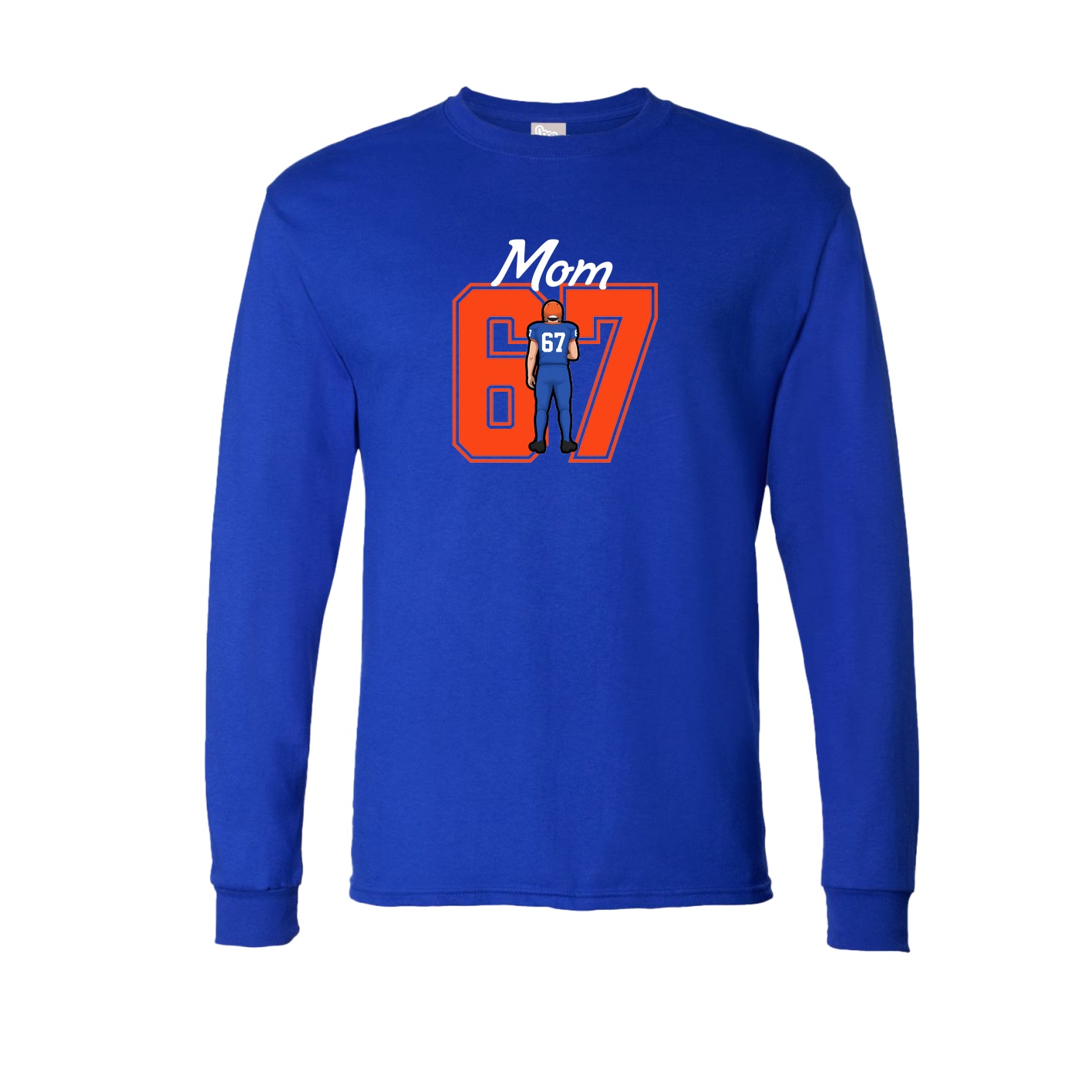 Long Sleeve Tee — Mothers Day Shirsey in Royal