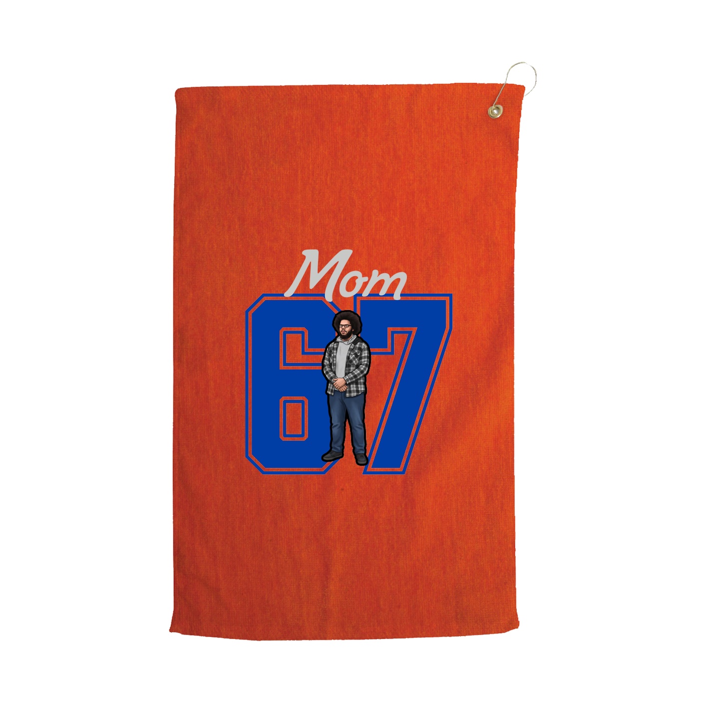 Golf Towel — Mothers Day Shirsey in Orange