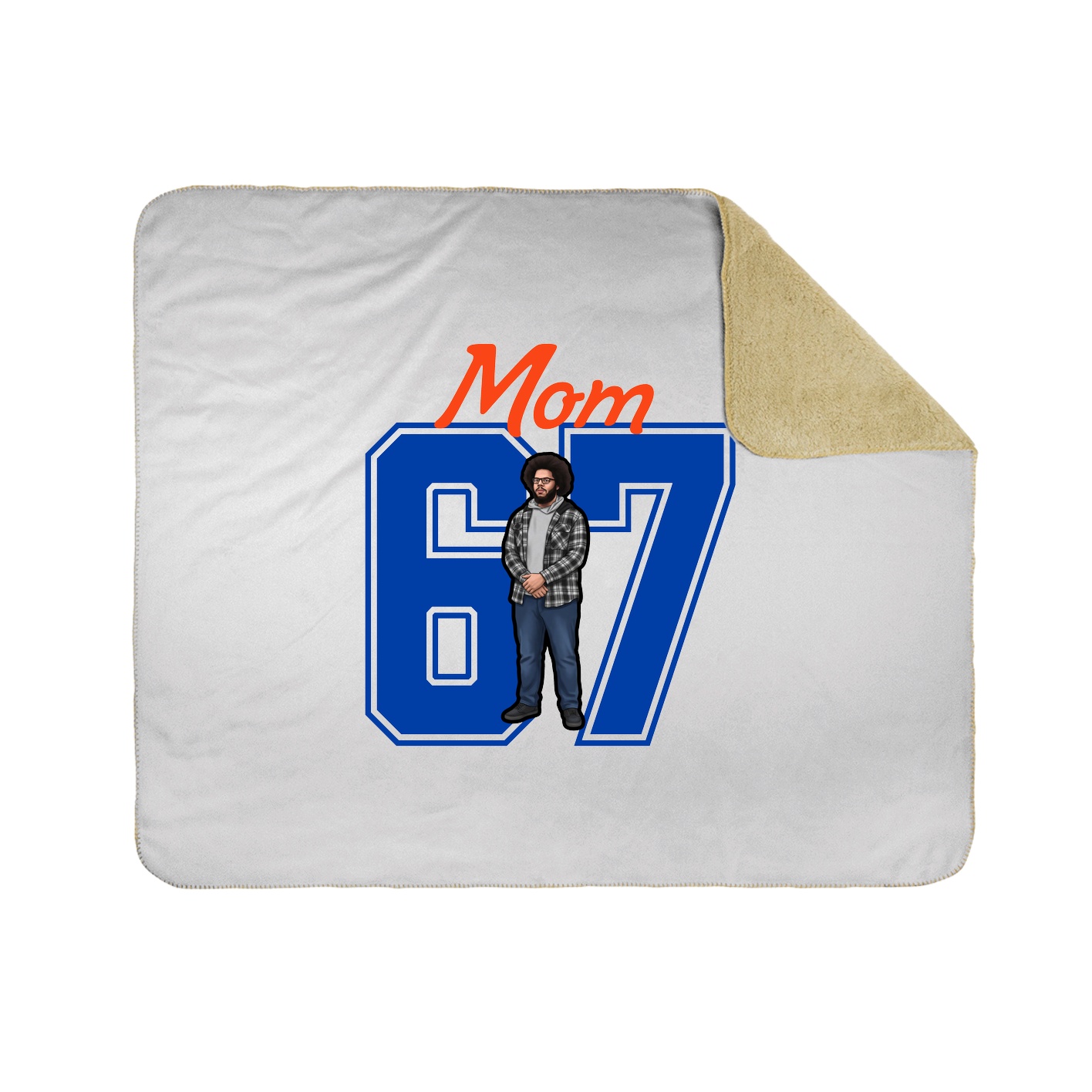 Throw Blanket — Mothers Day Shirsey in White