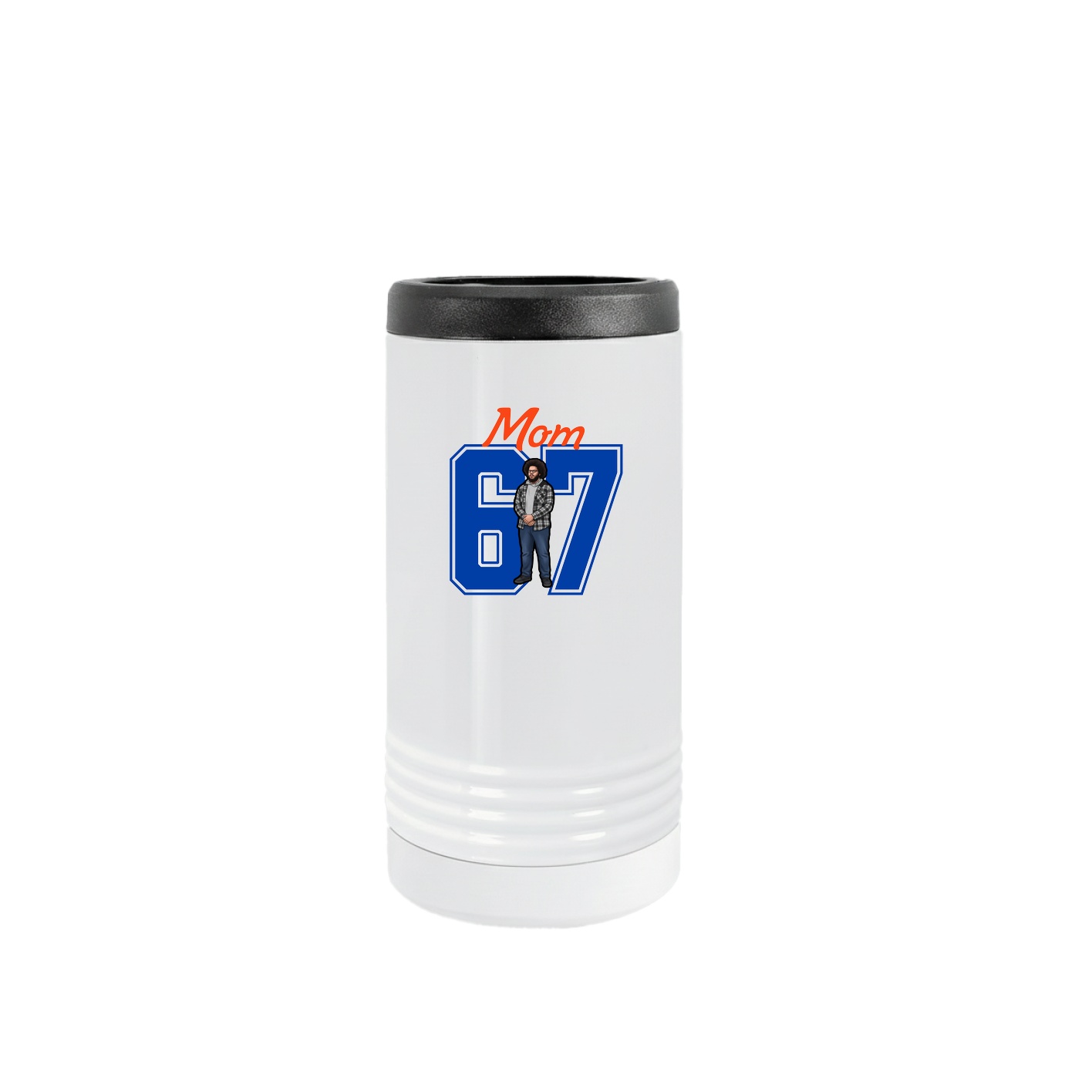 Slim Beverage Holder — Mothers Day Shirsey in White