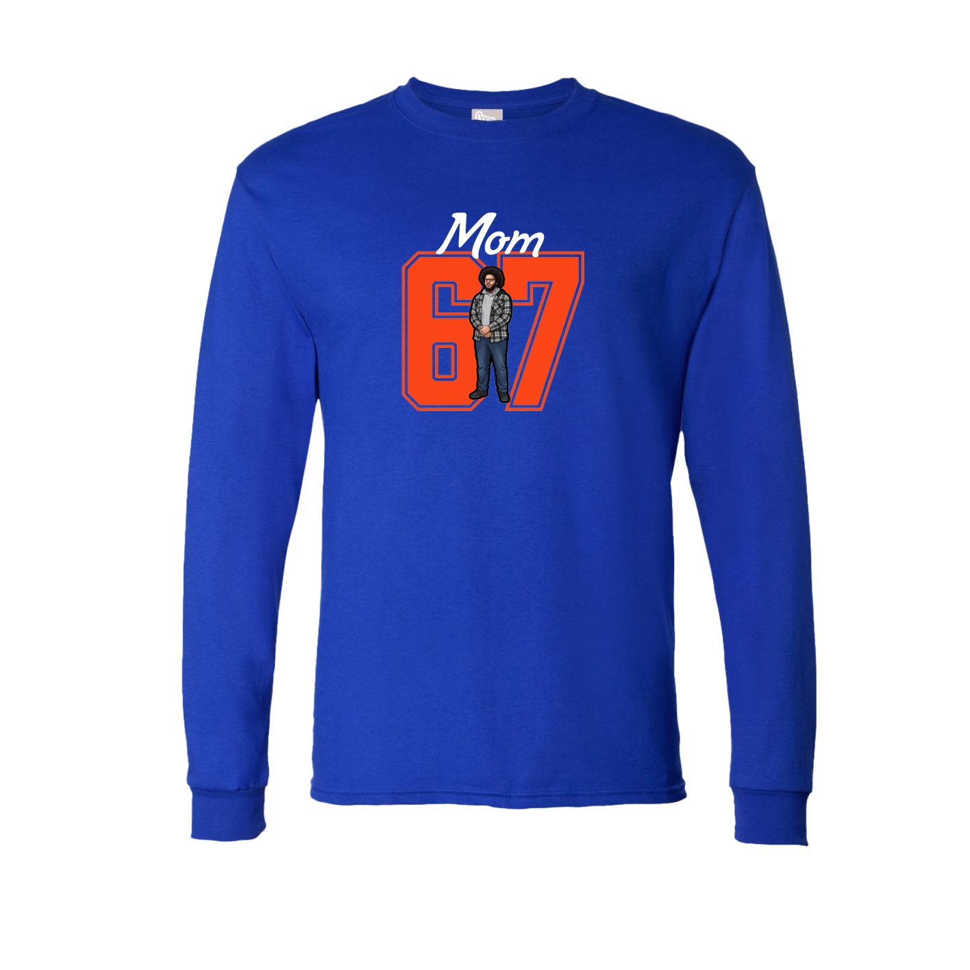 Long Sleeve Tee — Mothers Day Shirsey in Royal