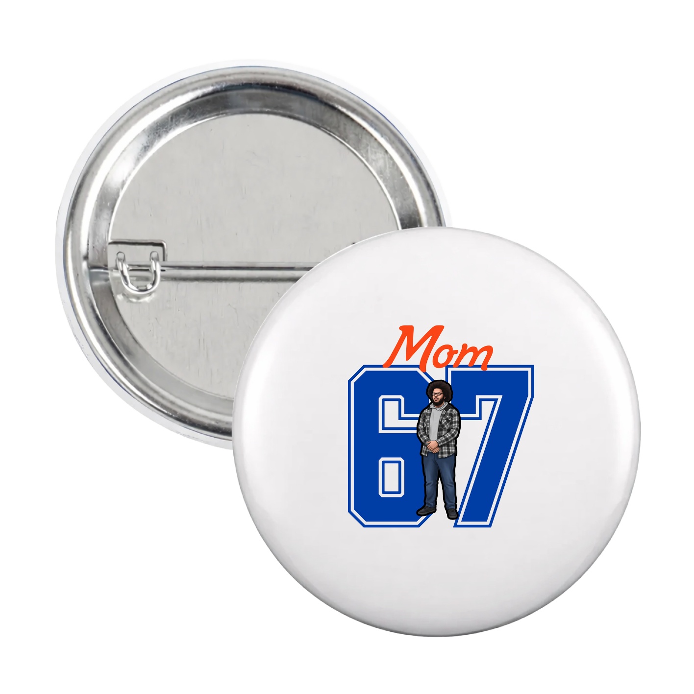 Game Day Button — Mothers Day Shirsey in White