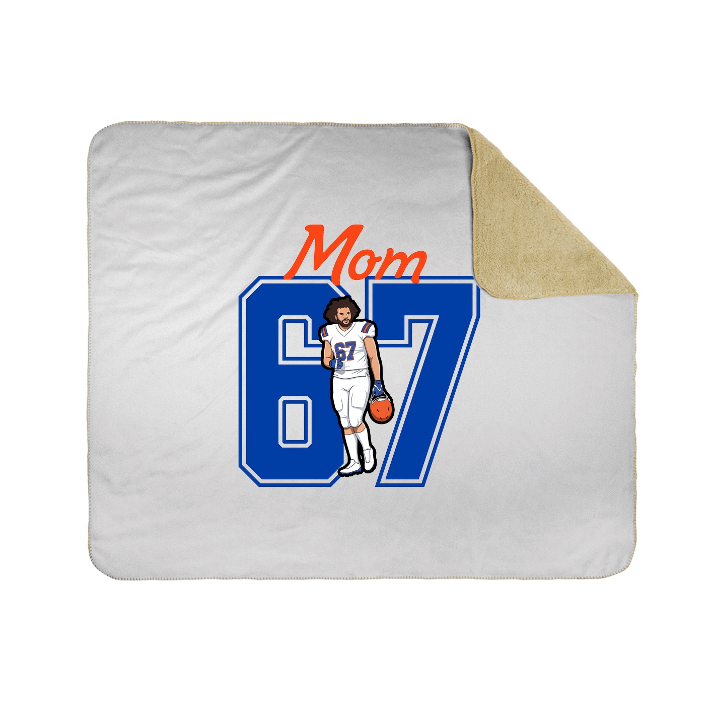 Throw Blanket — Mothers Day Shirsey in White