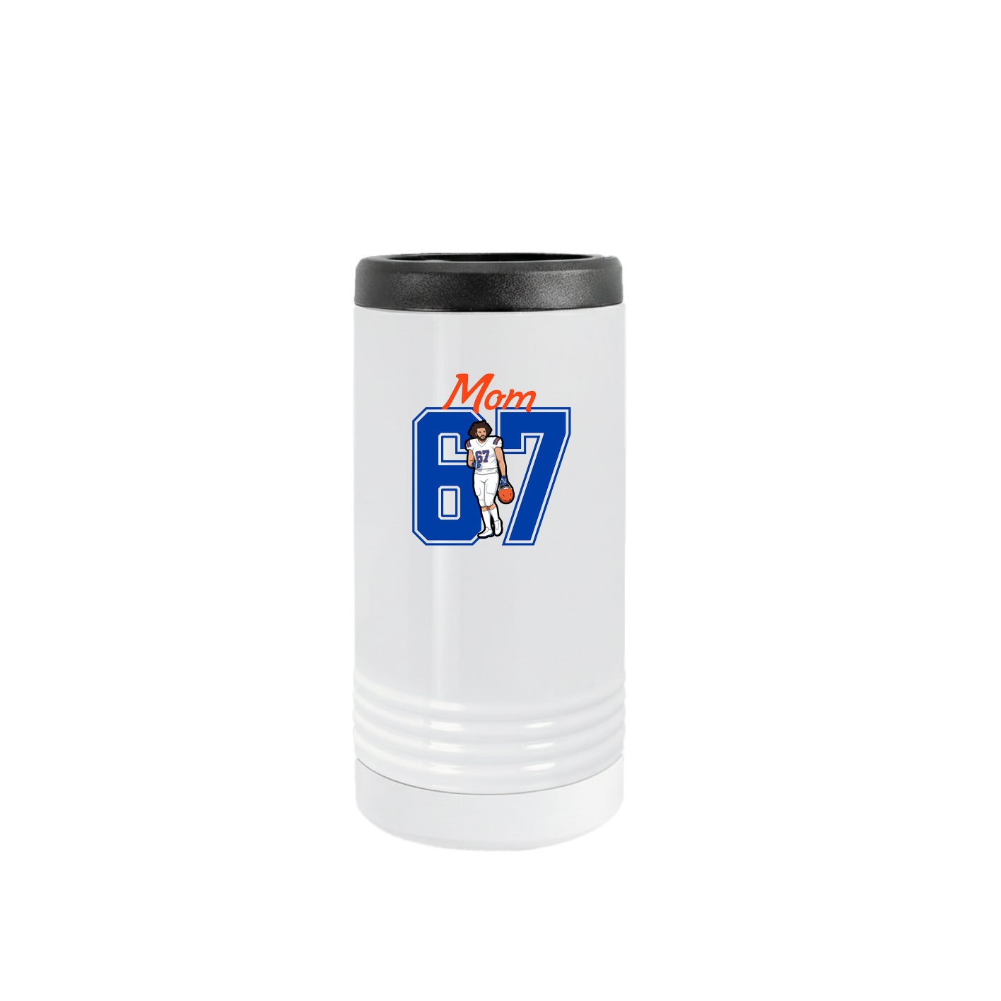Slim Beverage Holder — Mothers Day Shirsey in White