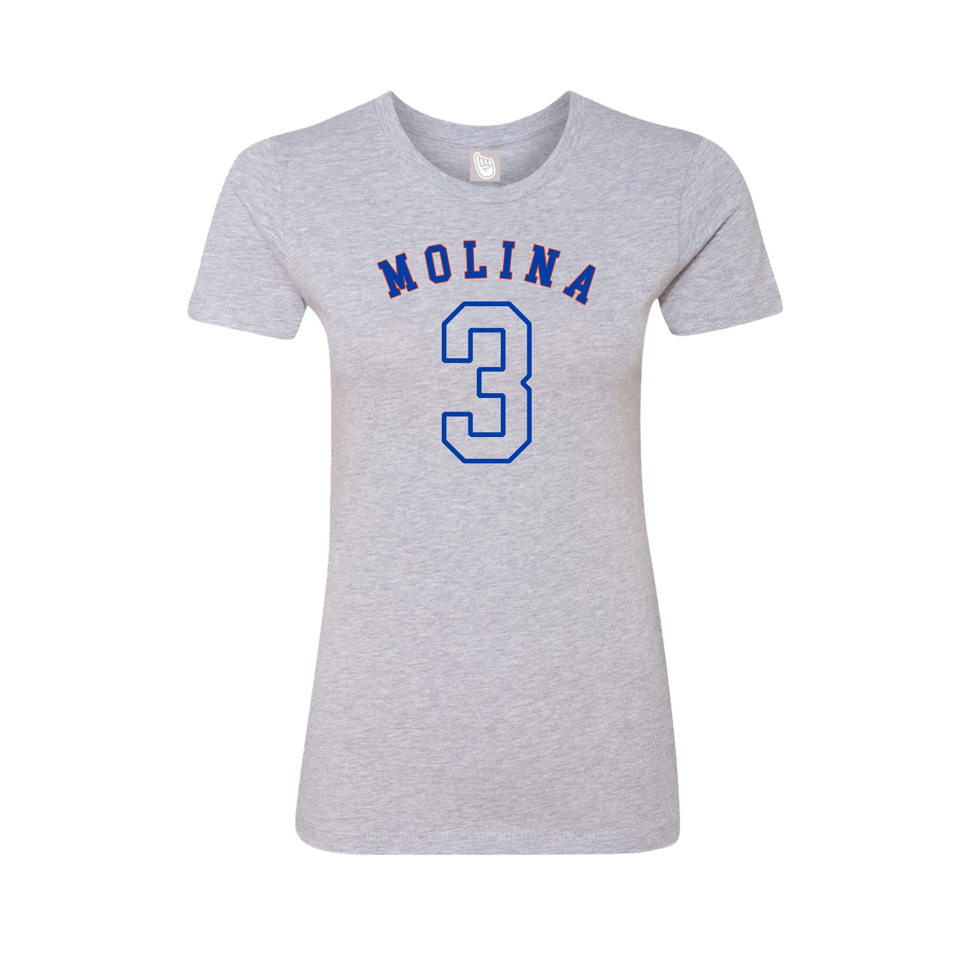 Fitted Women's Tee — Shirsey Arch in Grey