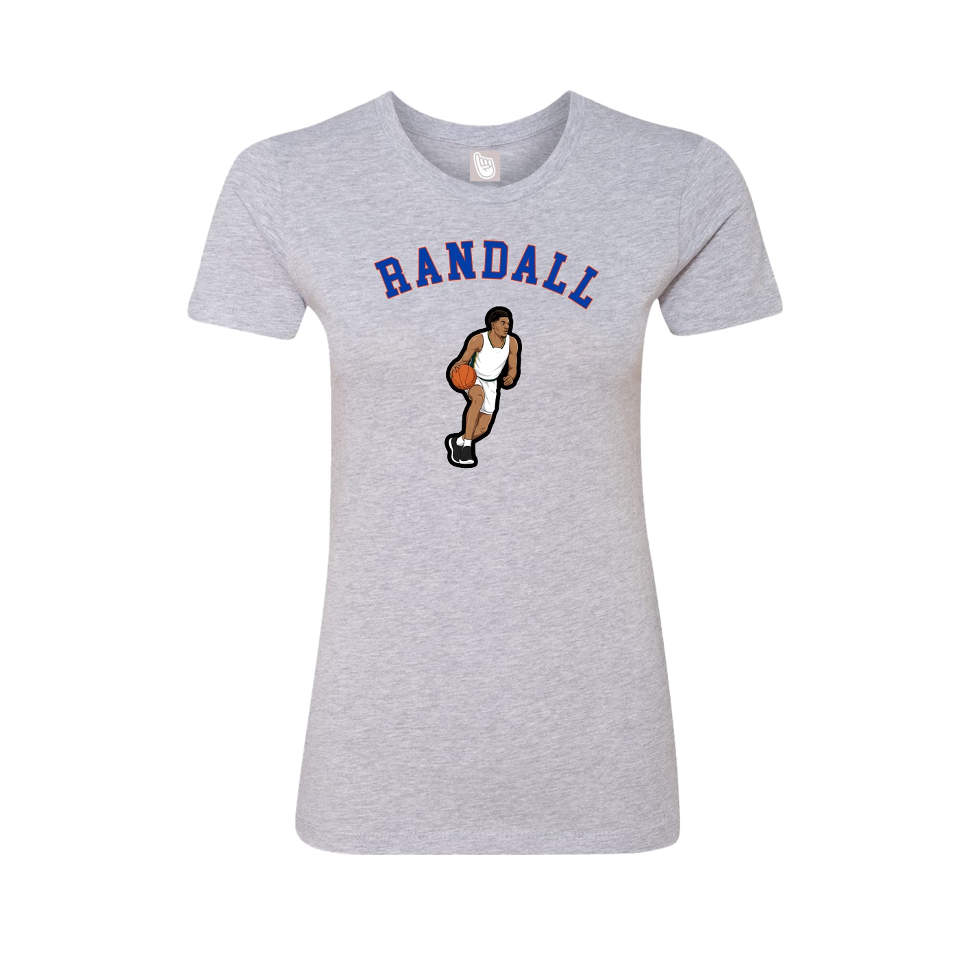 Fitted Women's Tee — Shirsey Arch in Grey