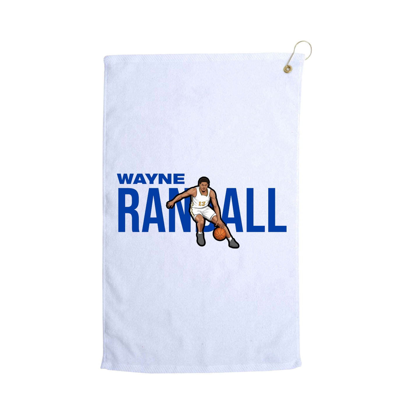 Golf Towel — Player Name in White
