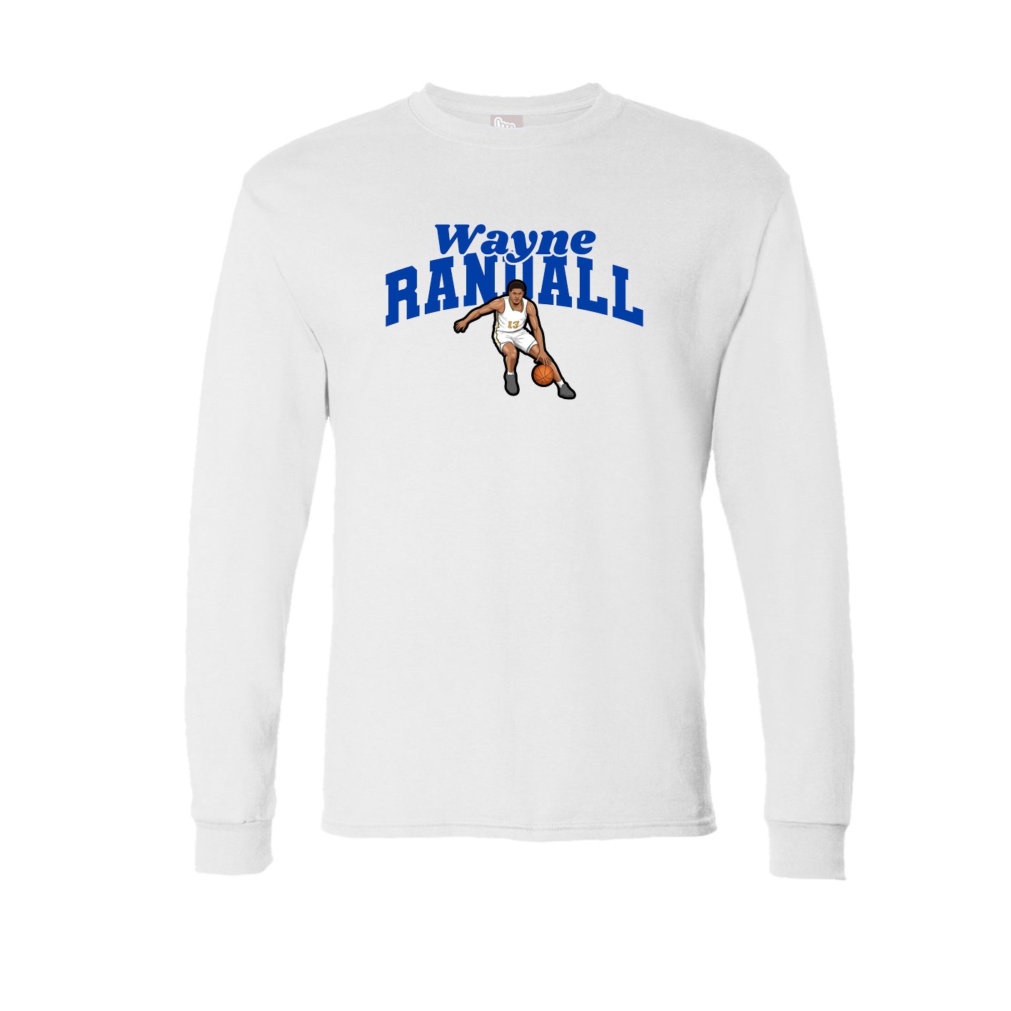 Long Sleeve Tee — Signature Arch in White