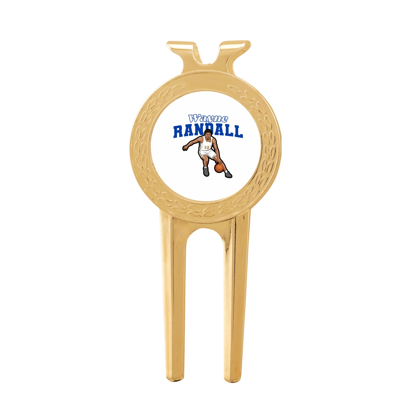 Divot Tool with Ball Marker — Name Arch in Classic