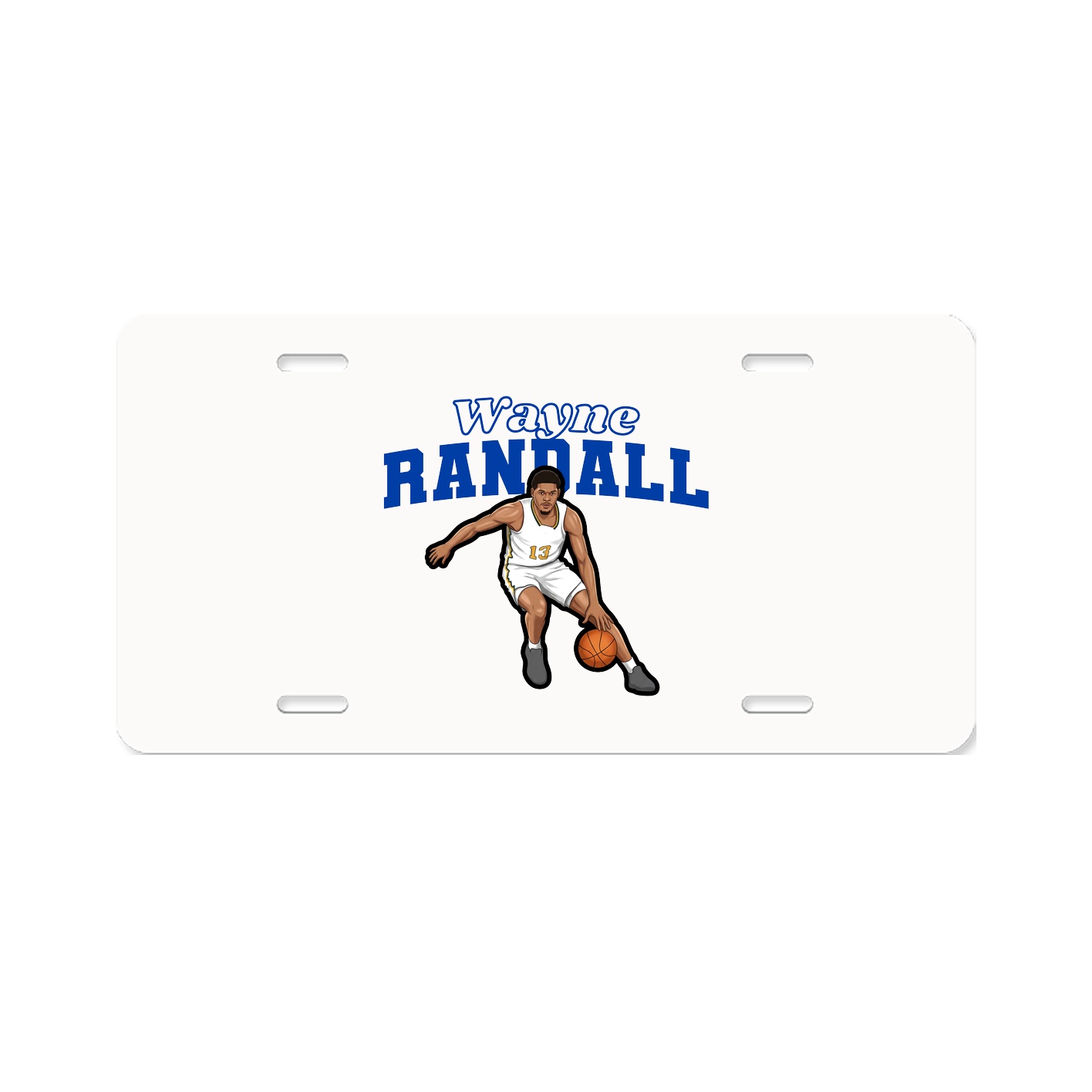 License Plate — Name Arch in Classic