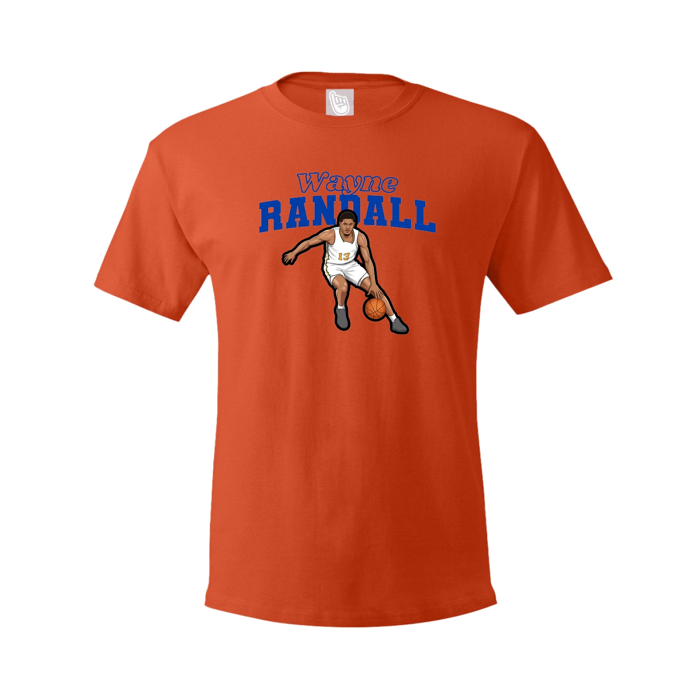Tee — Name Arch in Orange
