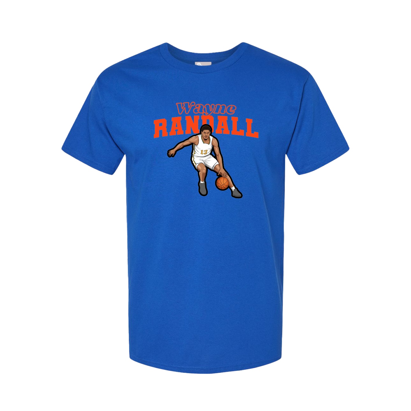 Youth Tee — Name Arch in Royal