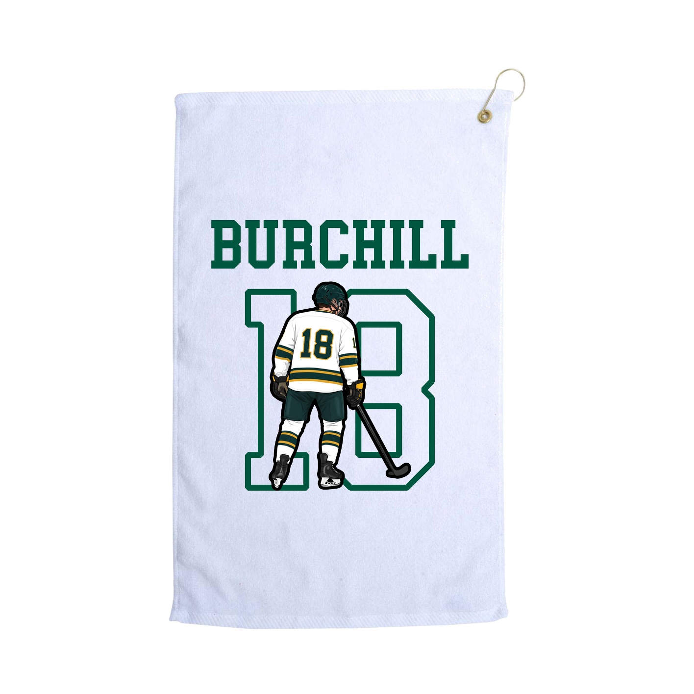 Golf Towel — Shirsey in White