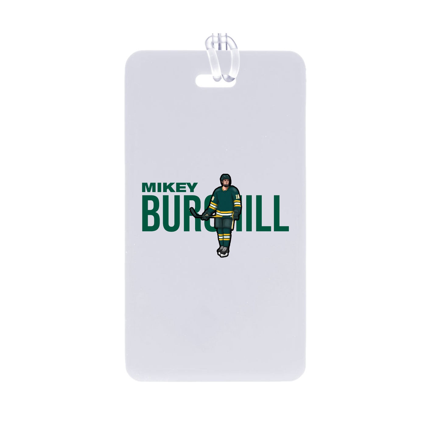Bag Tag — Player Name in Classic