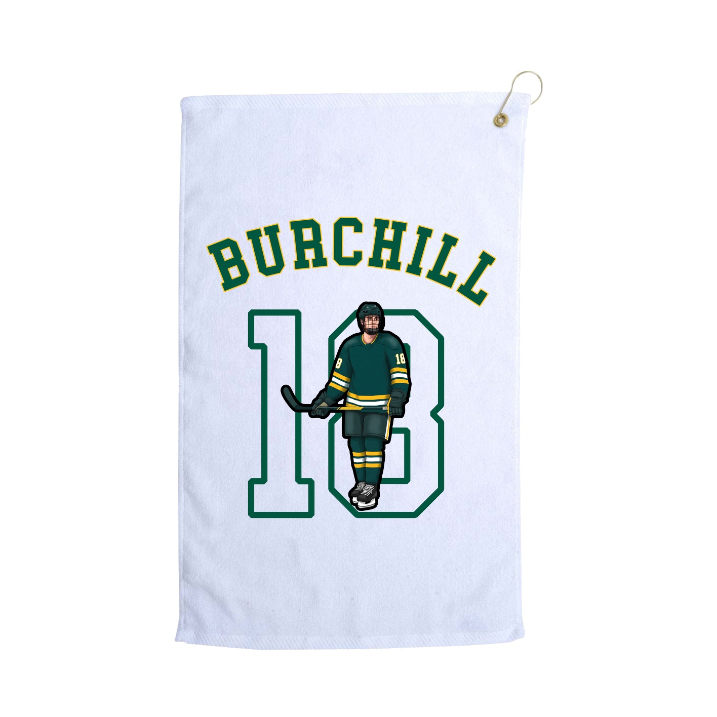 Golf Towel — Shirsey Arch in White