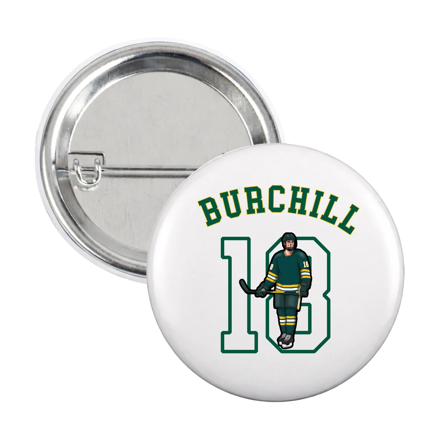 Game Day Button — Shirsey Arch in White
