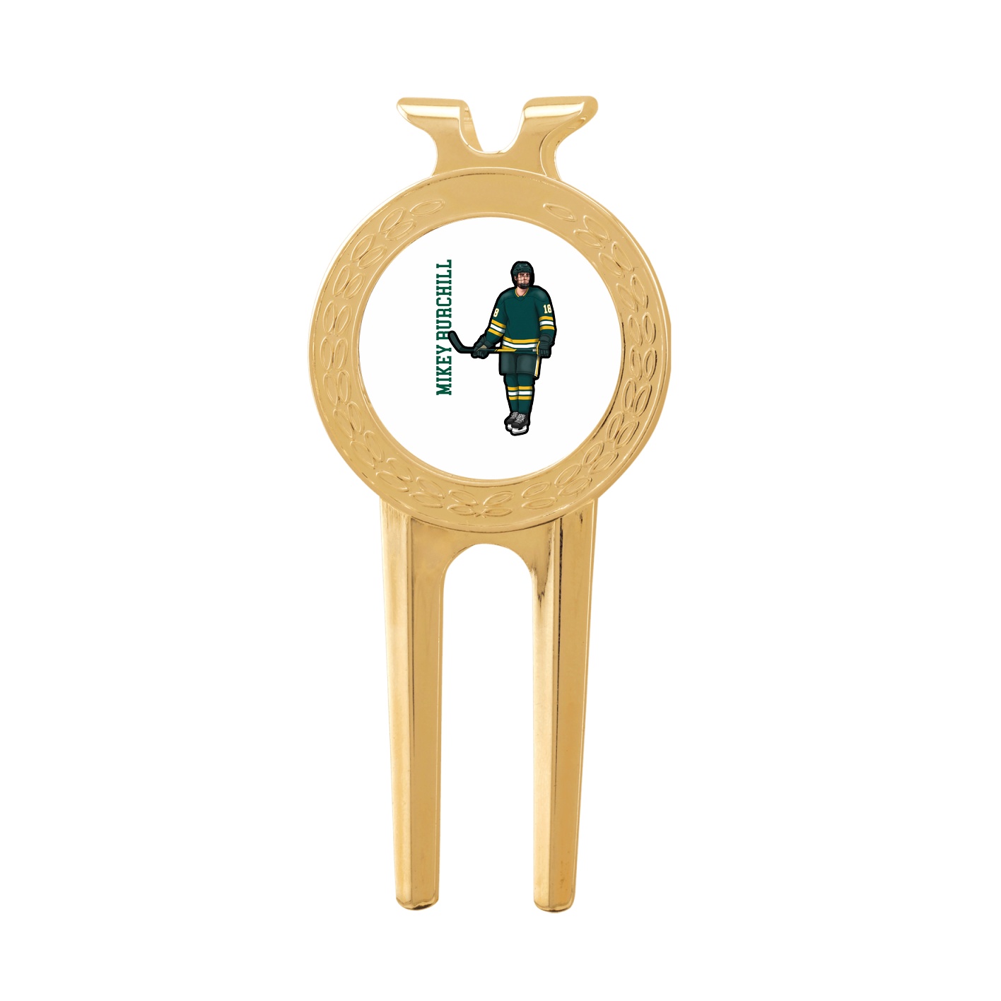 Divot Tool with Ball Marker — Name Vertical in Classic