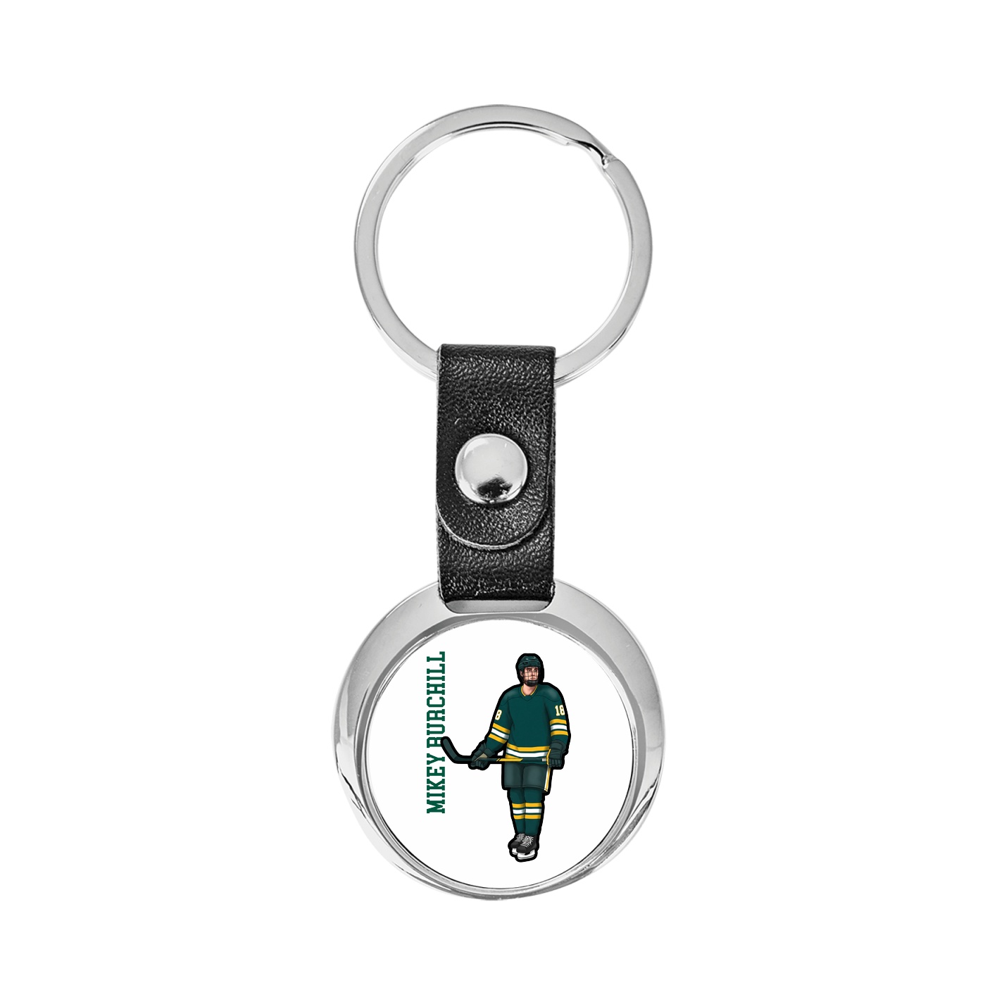 Key Chain — Name Vertical in Classic