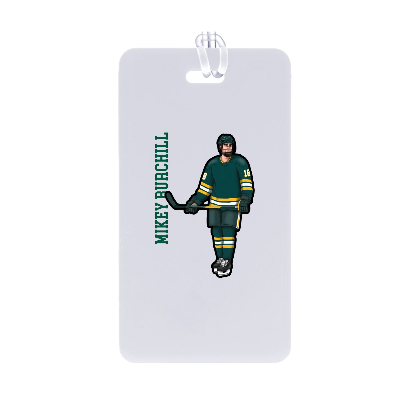 Bag Tag — Name Vertical in Classic