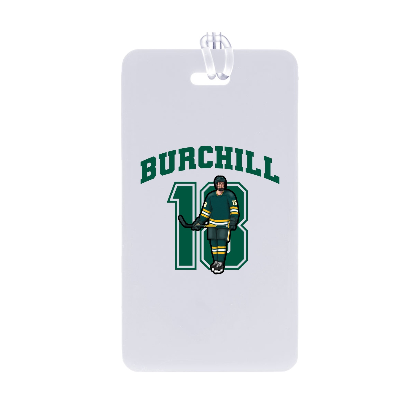 Bag Tag — Number in Classic