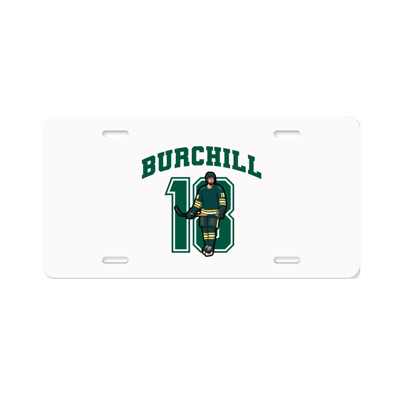 License Plate — Number in Classic