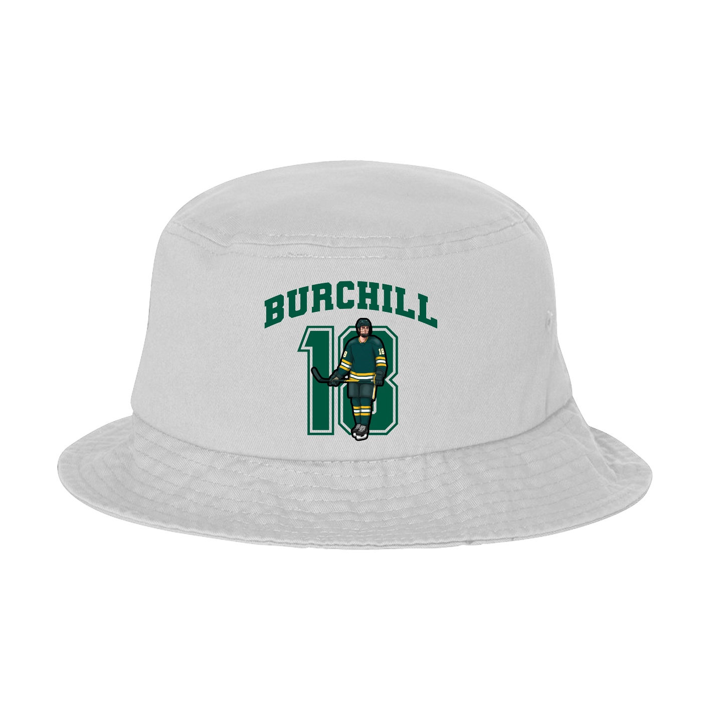 Bucket Cap — Number in White