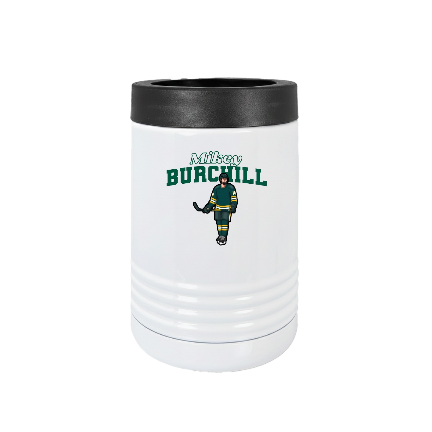 Beverage Holder — Name Arch in White