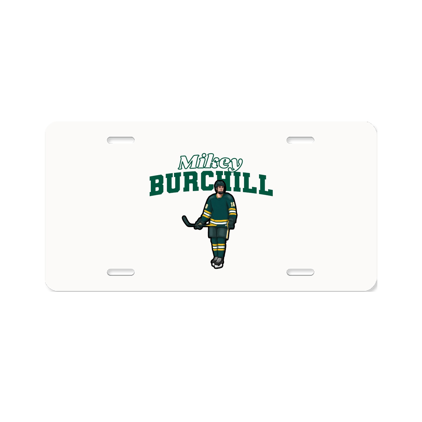 License Plate — Name Arch in Classic