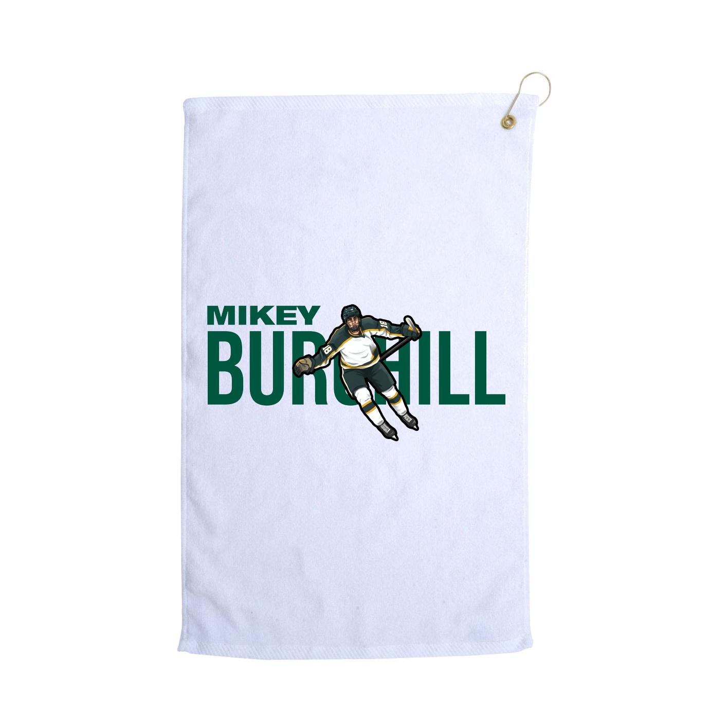 Golf Towel — Player Name in White