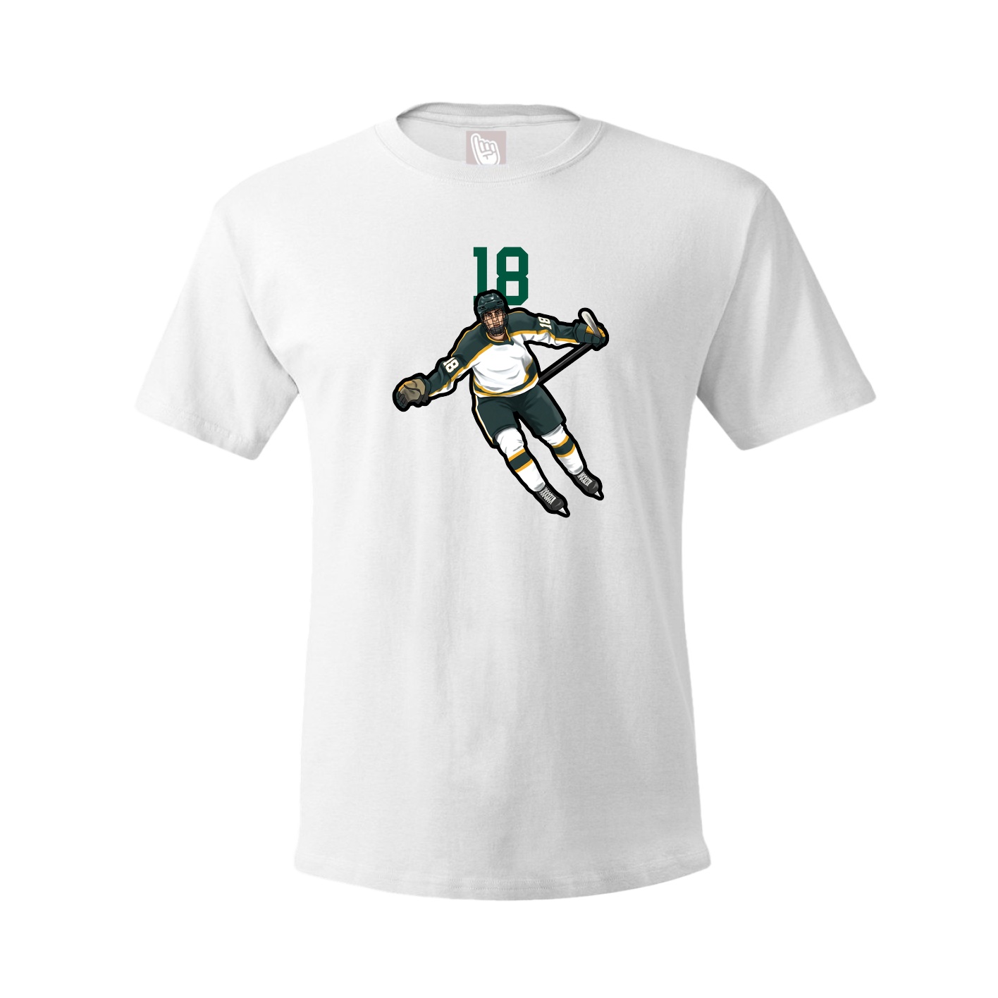 Tee — Number Top in White