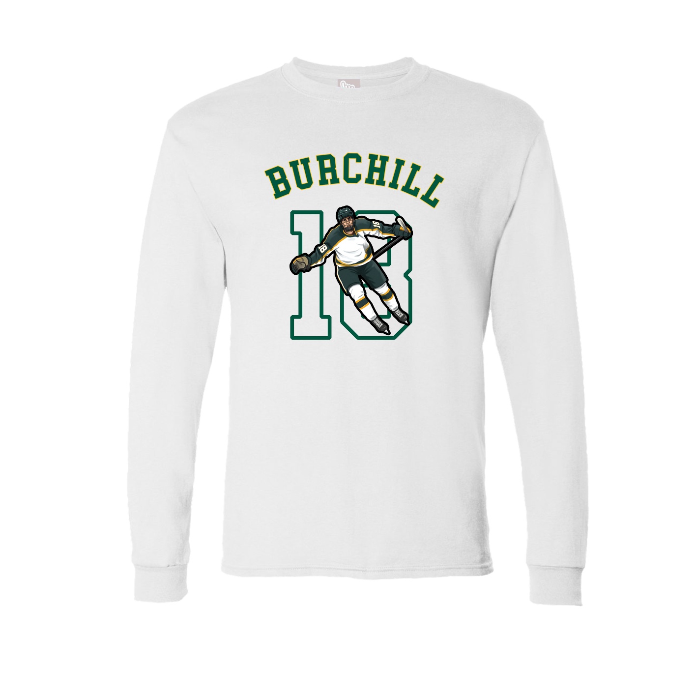 Long Sleeve Tee — Shirsey Arch in White