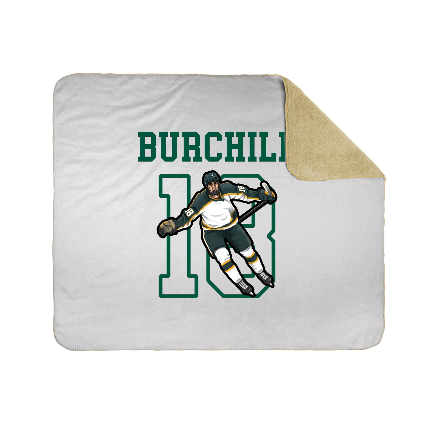 Throw Blanket — Shirsey in White