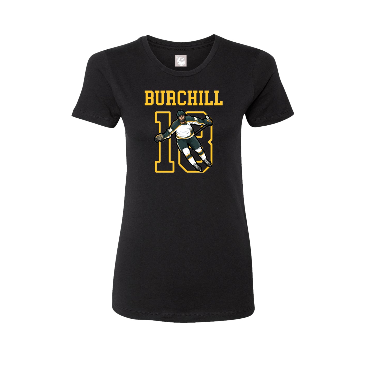 Fitted Women's Tee — Shirsey in Black
