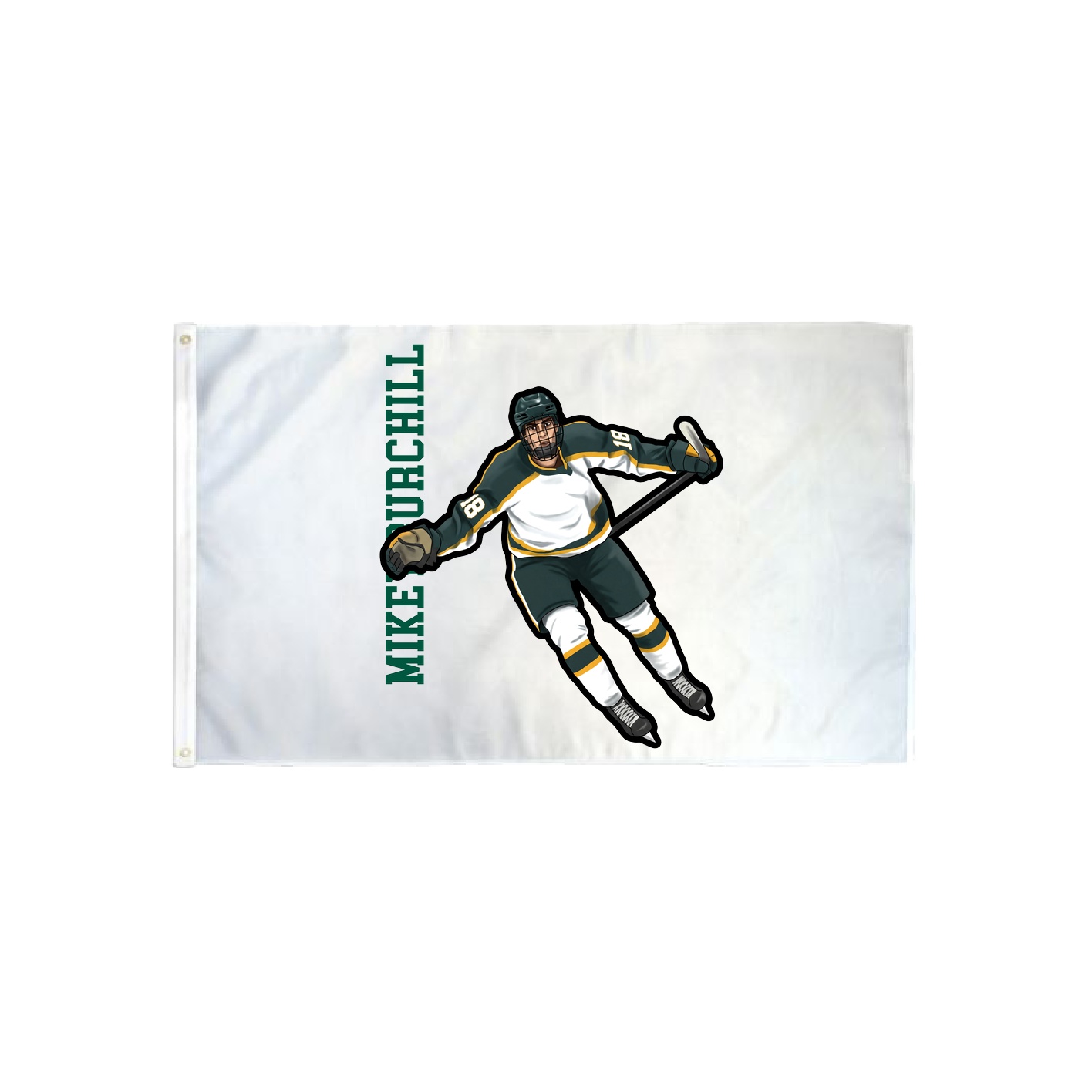 3x5 Flag — Name Vertical in Classic